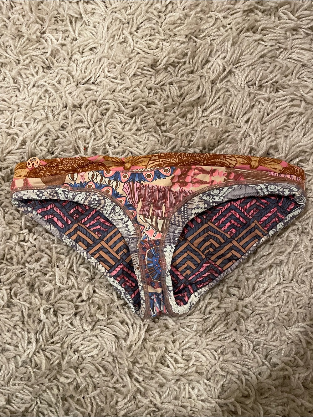 Maaji Multicolor Patterned Bikini Bottoms